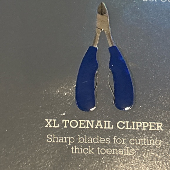 Ed Hardy 2 pc Xl Clipper Set Toenail Fingernail Ingrown Nail Grooming Set Blue - Picture 9 of 11